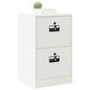 vidaXL File Cabinet White 45.5 x 42 x 74.5 cm Cold-Rolled Steel