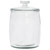vidaXL Storage Glass Jars with Lid 2 pcs 8000 ml