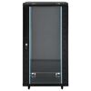 vidaXL 22U Network Cabinet 19" IP20 Black 60x60x120 cm