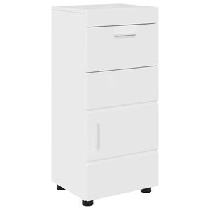 vidaXL Bathroom Cabinet TULUM High gloss white 37 x 31.5 x 82 cm