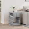 vidaXL End Table Grey Sonoma 30.5 x 30 x 45 cm Engineered Wood
