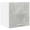 vidaXL Hanging Cabinet 2 pcs Concrete Grey and White 40 x 31 x 40 cm