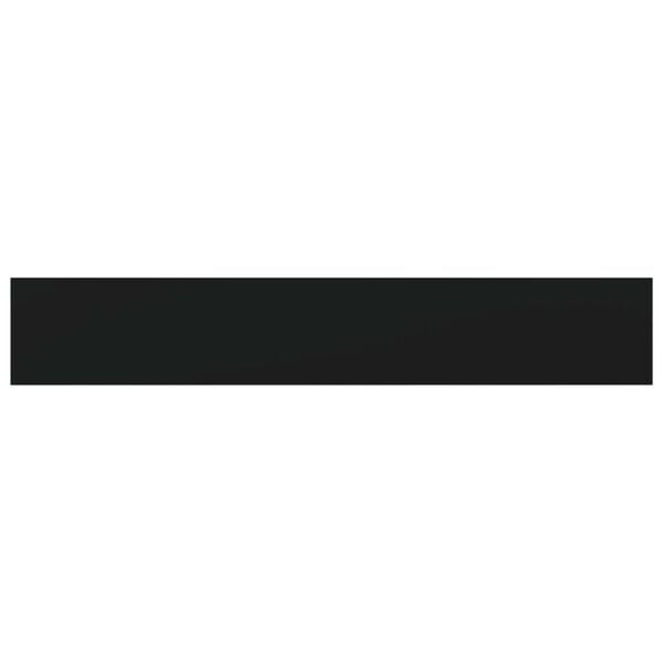 vidaXL Bookshelf Boards 4 pcs Black 60x10x1.5 cm Engineered Wood