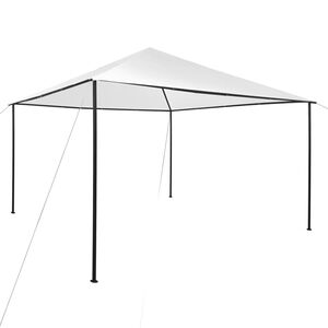 vidaXL Gazebo 4x4x3 m White 180 g/m&sup2;