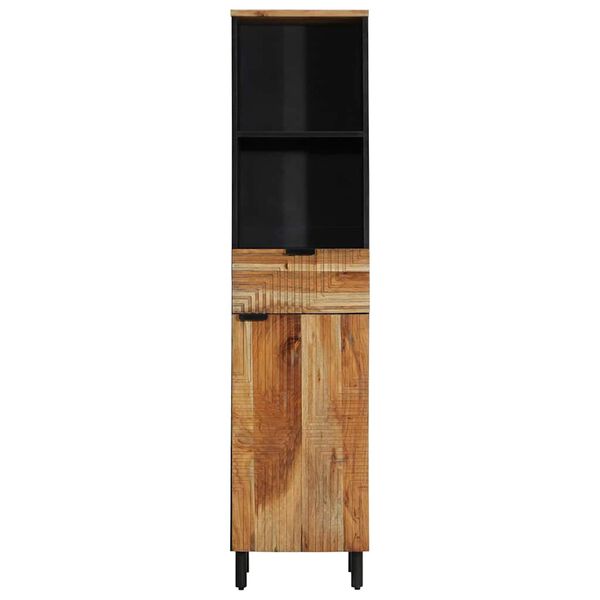 vidaXL Bathroom Sink Cabinet Solid Acacia Wood 38 x 33 x 160 cm