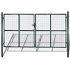 vidaXL Garden Mesh Gate Fence Door Wall Grille 300x200 cm