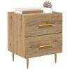 vidaXL Bedside Cabinet with Drawer 2 pcs Artisan Oak 40 x 35 x 47.5 cm