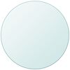 vidaXL Table Top Tempered Glass Round 400 mm
