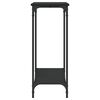 vidaXL Console Table Black 101x30.5x75 cm Engineered Wood