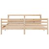 vidaXL Bed Frame with Headboard without Mattress 200x200 cm