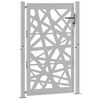 vidaXL Garden Gate 100x150 cm Weathering Steel Light Design