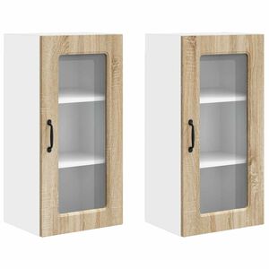 vidaXL Dishwasher Panel Kalmar 2 pcs Sonoma Oak Engineered Wood