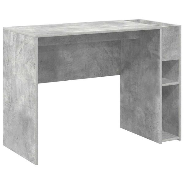 vidaXL Desk Concrete Grey 109 x 50 x 78 cm Engineered Wood