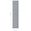 vidaXL Runner Rug BCF Grey 60x300 cm