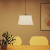 vidaXL Ceiling Lamp Shade White &Oslash;45x28 cm Wicker
