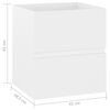 vidaXL Sink Cabinet White 41x38.5x45 cm Engineered Wood