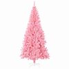 vidaXL Christmas Tree with 300 LEDs with Stand Pink 180 cm PVC