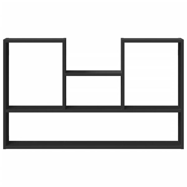 vidaXL Wall Shelf Black 99x15x60 cm Engineered Wood