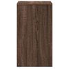 vidaXL Bedside Cabinets with LED Lights 2 pcs Brown Oak Engineered Wood