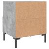 vidaXL Bedside Cabinets 2 pcs Concrete Grey 40x35x47.5 cm Engineered Wood