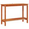 vidaXL Console Table Wax Brown 110 x 40 x 80 cm Solid Pine Wood