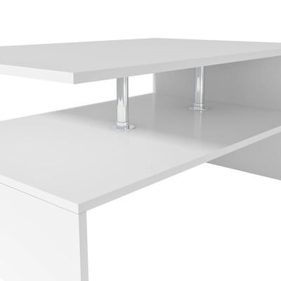 vidaXL Coffee Table Chipboard 90x59x42 cm White