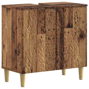 vidaXL Bathroom Sink Cabinet DELFT Old Wood 59.5 x 31.5x 59 cm