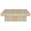vidaXL Coffee Table Sonoma Oak 90x90x28 cm Engineered Wood