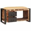 vidaXL Storage Bench Multicolour 80 x 35 x 40 cm Solid Reclaim wood