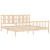 vidaXL Bed Frame without Mattress 200x200 cm Solid Wood Pine