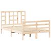vidaXL Bed Frame without Mattress Small Double Solid Wood Pine