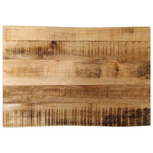 vidaXL Table Top Live Edge 50x40x2.5 cm Solid Wood Rough Mango