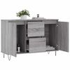vidaXL Sideboard Grey Sonoma 101.5x35x70 cm Engineered Wood