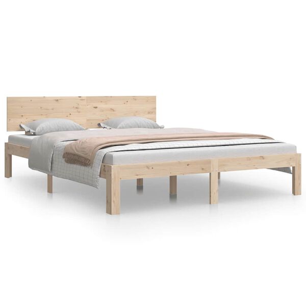 vidaXL Bed Frame without Mattress 150x200cm King Size