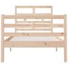 vidaXL Bed Frame without Mattress 90x190 cm Single Single Solid Wood