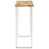vidaXL Console Table with Live Edge 105x33x76 cm Solid Wood Mango