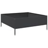 vidaXL Garden Raised Bed Black 100x100x25 cm Steel