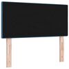 vidaXL LED Headboard with LED Strip Lights Blue 100 cm Polyester