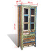 Reclaimed Wood Bookshelf Bookcase 5 Drawers & 2 Doors