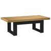 vidaXL Coffee Table NOAIN U-Shaped Legs 120x60x40 cm Solid Wood Pine