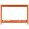vidaXL Potting Table with Shelf Wax Brown 108x35x75 cm Solid Wood Pine