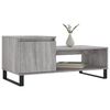 vidaXL Coffee Table Grey Sonoma 100x50x45 cm Engineered Wood