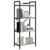 vidaXL Bookshelf Sonoma Oak 56 x 34 x 133.5 cm Engineered Wood