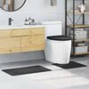 vidaXL Anti-slip Bath Mat Set 3 pcs Dark grey PP