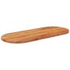 vidaXL Table Top 100x40x3.8 cm Oval Solid Wood Acacia