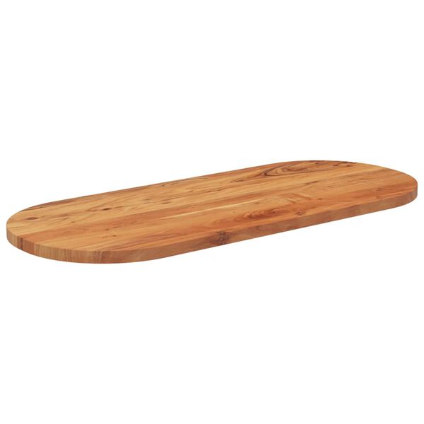 vidaXL Table Top 100x40x3.8 cm Oval Solid Wood Acacia