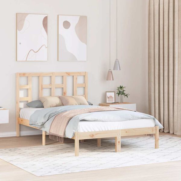 vidaXL Bed Frame without Mattress 120x200 cm Solid Wood
