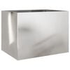 vidaXL Planter Silver 62x47x46 cm Stainless Steel