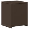 vidaXL Cushion Box 55 x 55 x 69 cm steel