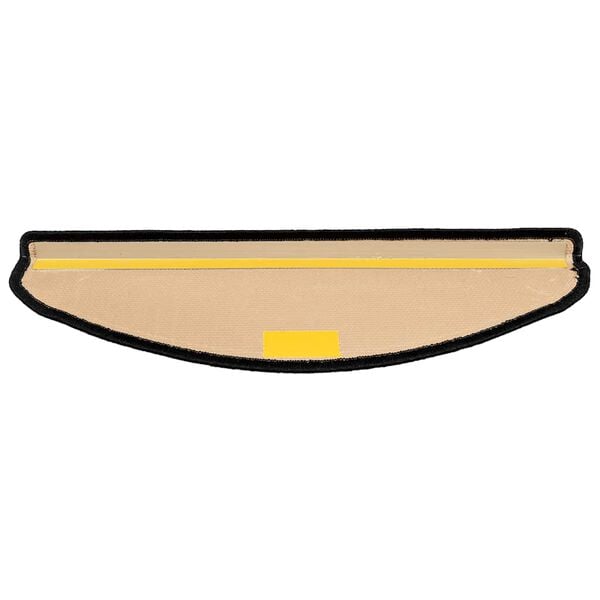 vidaXL Self-adhesive Stair Mats 15 pcs Black and Grey 65x21x4 cm